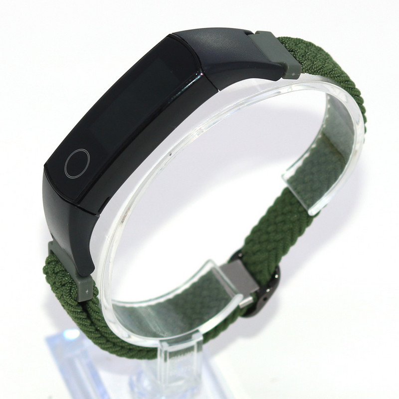 Forwelleny narukvica s pletenim elastičnim remenom Za Honor Band 4 5 najlonski remen s podesivom kopčom Wristband Smart
