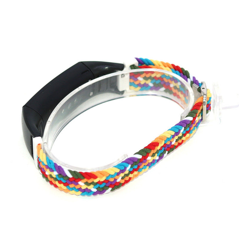 Forwelleny narukvica s pletenim elastičnim remenom Za Honor Band 4 5 najlonski remen s podesivom kopčom Wristband Smart