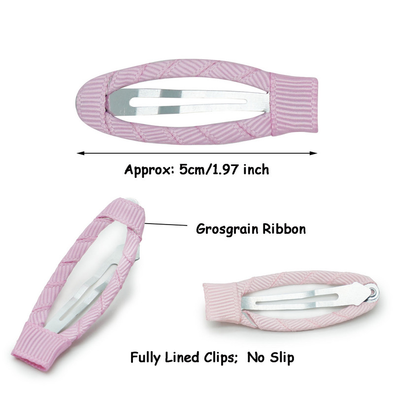 50 kom. Čvrste kopče od 2 inča, neklizajuće omotane ukosnice za kosu za malu djecu, djevojčice, djecu, ženske dodatke za kosu
