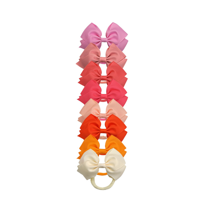 8GAB 5 collu mazuļu matu loki Galvas lente Neilona galvas lente bērniem Bērniem meitenēm Mīksta jaundzimušo zīdaiņu zīdaiņu matu aksesuāri Dāvanas