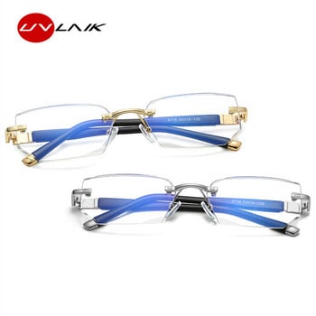 UVLAIK Anti blue Light Γυναικεία γυαλιά ανάγνωσης διαμαντοκοπής Rimeles Γυαλιά οράσεως Ανδρικά κατά της κούρασης Υπερμετρωπία Πρεσβυωπικά γυαλιά