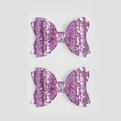 2 bucăți 3 inch paiete roșii pentru fete agrafe de păr pentru agrafe de păr strălucitoare lucrate manual Barrette cu sclipici Accesorii drăguțe pentru păr Accesorii pentru păr pentru copii