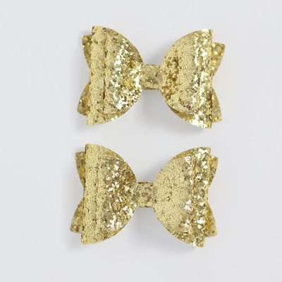 2 bucăți 3 inch paiete roșii pentru fete agrafe de păr pentru agrafe de păr strălucitoare lucrate manual Barrette cu sclipici Accesorii drăguțe pentru păr Accesorii pentru păr pentru copii