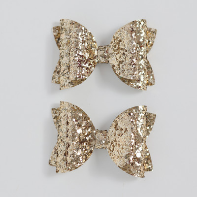 2 bucăți 3 inch paiete roșii pentru fete agrafe de păr pentru agrafe de păr strălucitoare lucrate manual Barrette cu sclipici Accesorii drăguțe pentru păr Accesorii pentru păr pentru copii