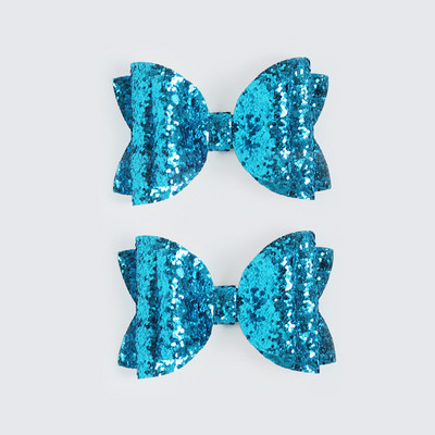 2 bucăți 3 inch paiete roșii pentru fete agrafe de păr pentru agrafe de păr strălucitoare lucrate manual Barrette cu sclipici Accesorii drăguțe pentru păr Accesorii pentru păr pentru copii