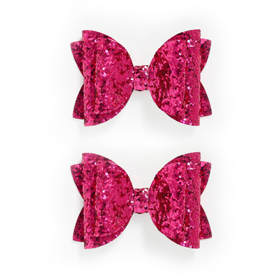 2 bucăți 3 inch paiete roșii pentru fete agrafe de păr pentru agrafe de păr strălucitoare lucrate manual Barrette cu sclipici Accesorii drăguțe pentru păr Accesorii pentru păr pentru copii