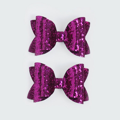 2 bucăți 3 inch paiete roșii pentru fete agrafe de păr pentru agrafe de păr strălucitoare lucrate manual Barrette cu sclipici Accesorii drăguțe pentru păr Accesorii pentru păr pentru copii