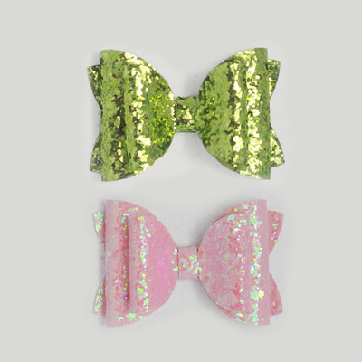 2 bucăți 3 inch paiete roșii pentru fete agrafe de păr pentru agrafe de păr strălucitoare lucrate manual Barrette cu sclipici Accesorii drăguțe pentru păr Accesorii pentru păr pentru copii