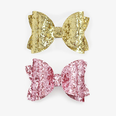 2 bucăți 3 inch paiete roșii pentru fete agrafe de păr pentru agrafe de păr strălucitoare lucrate manual Barrette cu sclipici Accesorii drăguțe pentru păr Accesorii pentru păr pentru copii