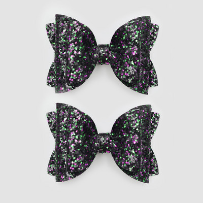 2 bucăți 3 inch paiete roșii pentru fete agrafe de păr pentru agrafe de păr strălucitoare lucrate manual Barrette cu sclipici Accesorii drăguțe pentru păr Accesorii pentru păr pentru copii