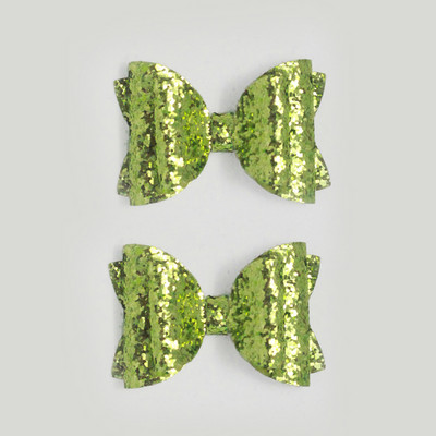 2 bucăți 3 inch paiete roșii pentru fete agrafe de păr pentru agrafe de păr strălucitoare lucrate manual Barrette cu sclipici Accesorii drăguțe pentru păr Accesorii pentru păr pentru copii