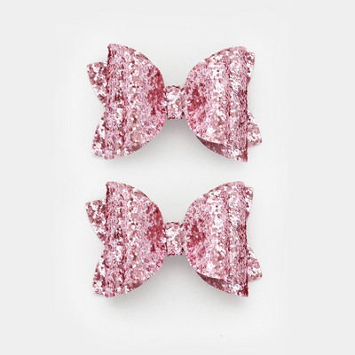 2 bucăți 3 inch paiete roșii pentru fete agrafe de păr pentru agrafe de păr strălucitoare lucrate manual Barrette cu sclipici Accesorii drăguțe pentru păr Accesorii pentru păr pentru copii