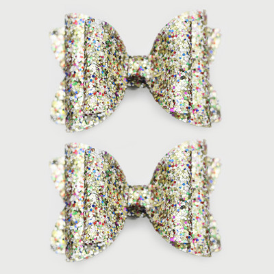 2 bucăți 3 inch paiete roșii pentru fete agrafe de păr pentru agrafe de păr strălucitoare lucrate manual Barrette cu sclipici Accesorii drăguțe pentru păr Accesorii pentru păr pentru copii