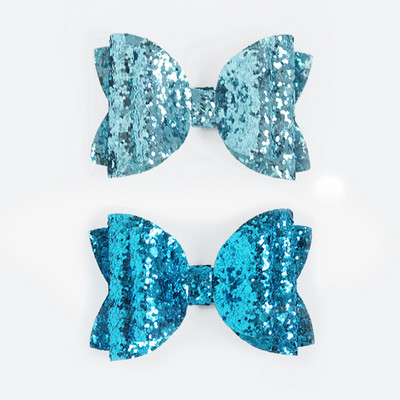 2 bucăți 3 inch paiete roșii pentru fete agrafe de păr pentru agrafe de păr strălucitoare lucrate manual Barrette cu sclipici Accesorii drăguțe pentru păr Accesorii pentru păr pentru copii