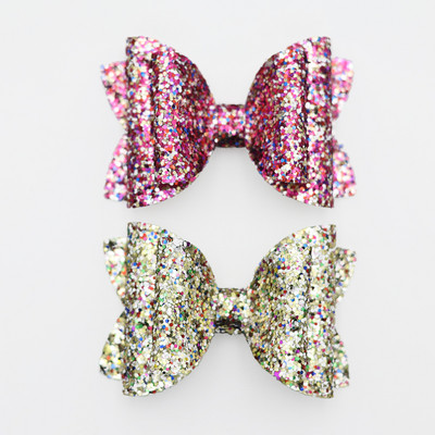 2 bucăți 3 inch paiete roșii pentru fete agrafe de păr pentru agrafe de păr strălucitoare lucrate manual Barrette cu sclipici Accesorii drăguțe pentru păr Accesorii pentru păr pentru copii