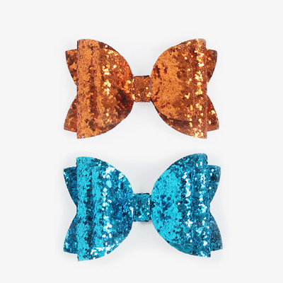 2 bucăți 3 inch paiete roșii pentru fete agrafe de păr pentru agrafe de păr strălucitoare lucrate manual Barrette cu sclipici Accesorii drăguțe pentru păr Accesorii pentru păr pentru copii