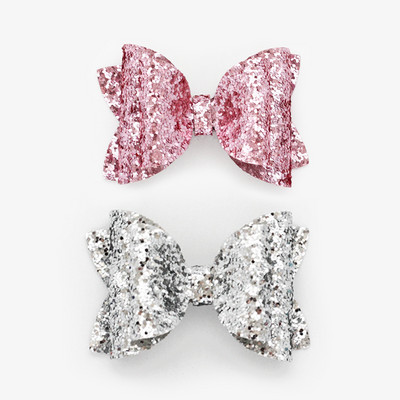 2 bucăți 3 inch paiete roșii pentru fete agrafe de păr pentru agrafe de păr strălucitoare lucrate manual Barrette cu sclipici Accesorii drăguțe pentru păr Accesorii pentru păr pentru copii