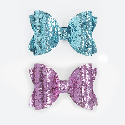 2 bucăți 3 inch paiete roșii pentru fete agrafe de păr pentru agrafe de păr strălucitoare lucrate manual Barrette cu sclipici Accesorii drăguțe pentru păr Accesorii pentru păr pentru copii