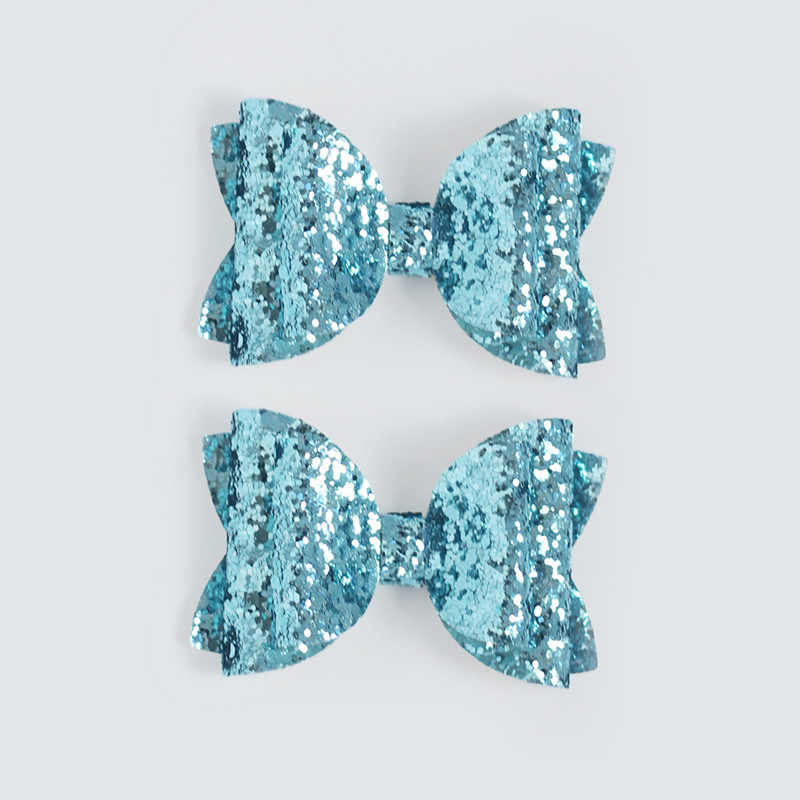 2 bucăți 3 inch paiete roșii pentru fete agrafe de păr pentru agrafe de păr strălucitoare lucrate manual Barrette cu sclipici Accesorii drăguțe pentru păr Accesorii pentru păr pentru copii