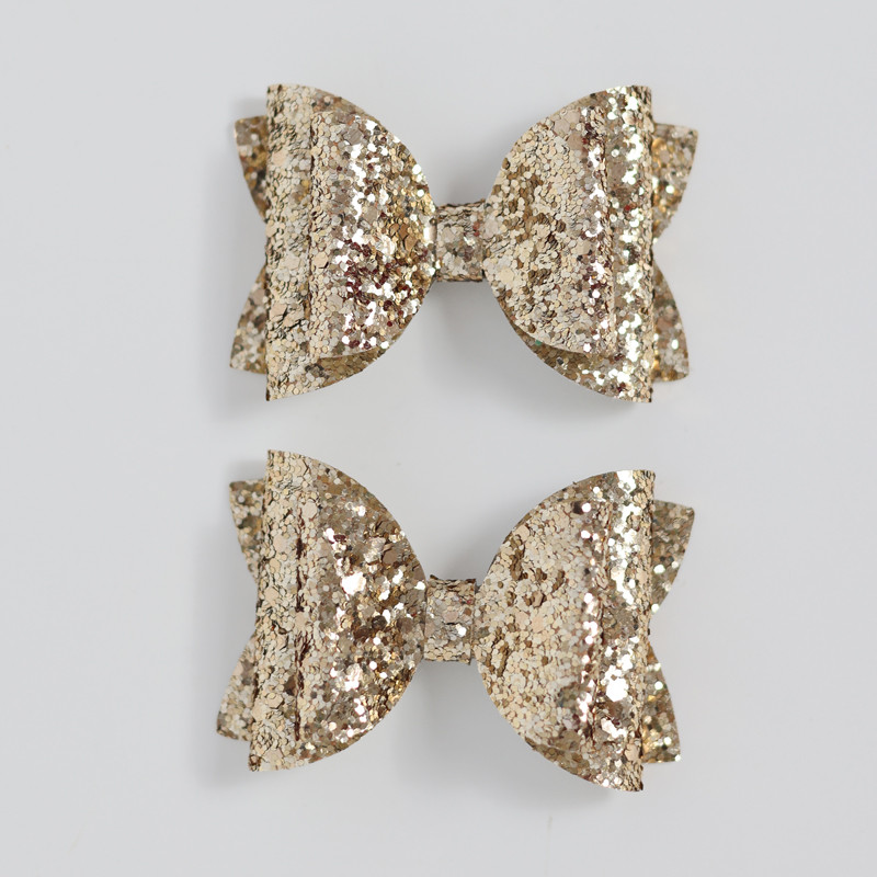 2 bucăți 3 inch paiete roșii pentru fete agrafe de păr pentru agrafe de păr strălucitoare lucrate manual Barrette cu sclipici Accesorii drăguțe pentru păr Accesorii pentru păr pentru copii