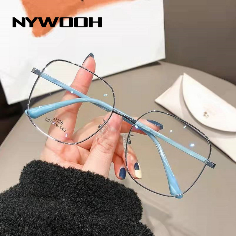 0,5 -1,0 -1,5 - -4,0 kvadratiniai trumparegystės akiniai moteriški vyriški vintažiniai metaliniai akiniai receptiniai trumparegiai akiniai Unisex