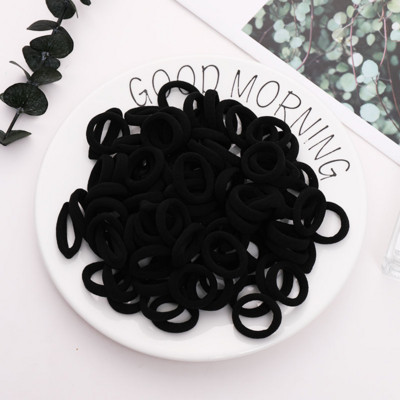 100 buc/set 2 cm fete colorate de bază din nailon benzi elastice de păr Scrunchie suport pentru coadă de cal cravată de păr accesorii de păr la modă pentru copii