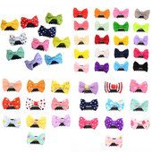 10 bucăți/lot agrafe de păr cu fundă mică cu imprimare cu puncte solide Agrafe de păr pentru copii Accesorii de păr PC001