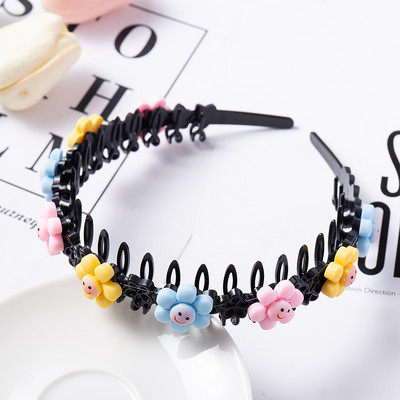 Slatka cvjetna gumica za kosu za djevojčice Dječja kopča za kosu Ručno izrađene neklizajuće trake za kosu Rođendanski darovi Pokrivala za glavu Traka za kosu Dodaci za kosu