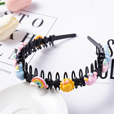 Slatka cvjetna gumica za kosu za djevojčice Dječja kopča za kosu Ručno izrađene neklizajuće trake za kosu Rođendanski darovi Pokrivala za glavu Traka za kosu Dodaci za kosu