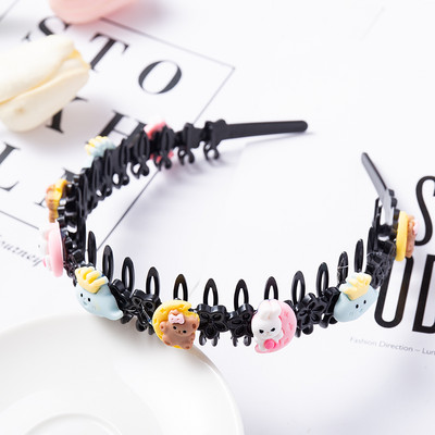 Slatka cvjetna gumica za kosu za djevojčice Dječja kopča za kosu Ručno izrađene neklizajuće trake za kosu Rođendanski darovi Pokrivala za glavu Traka za kosu Dodaci za kosu