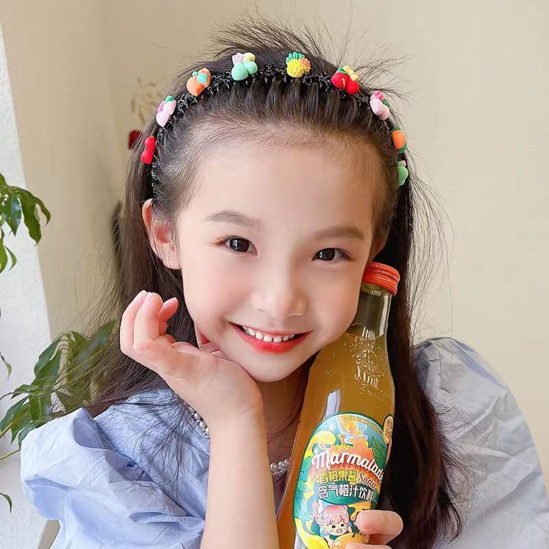 Slatka cvjetna gumica za kosu za djevojčice Dječja kopča za kosu Ručno izrađene neklizajuće trake za kosu Rođendanski darovi Pokrivala za glavu Traka za kosu Dodaci za kosu