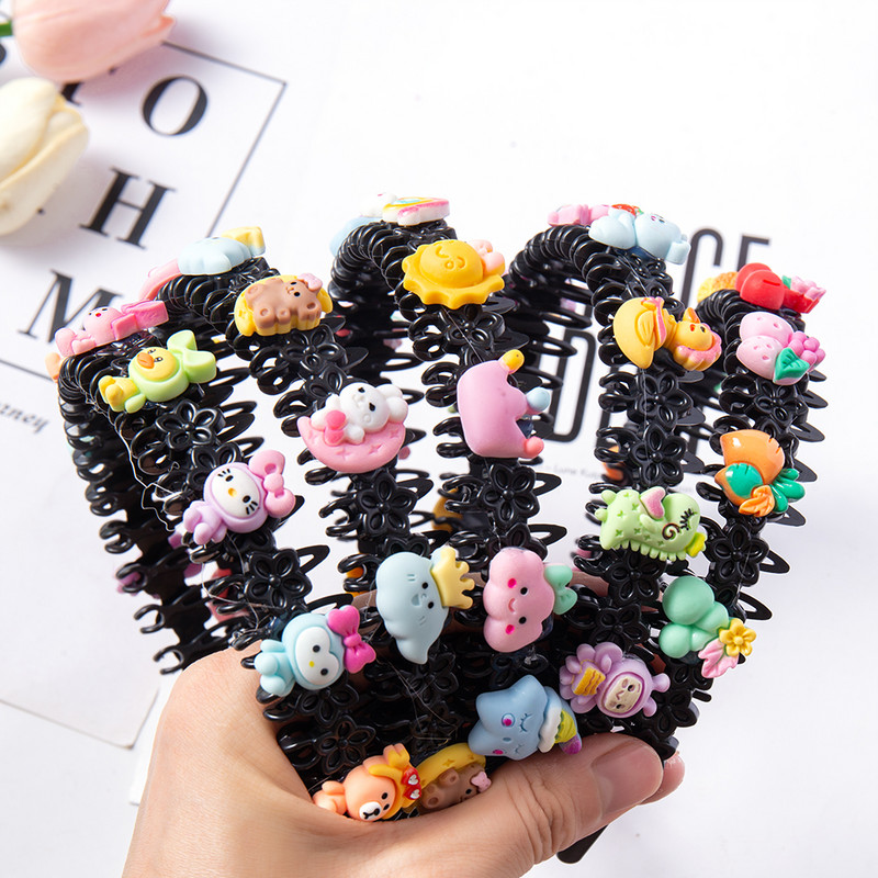 Slatka cvjetna gumica za kosu za djevojčice Dječja kopča za kosu Ručno izrađene neklizajuće trake za kosu Rođendanski darovi Pokrivala za glavu Traka za kosu Dodaci za kosu