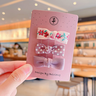 5/10 kom./Set Dječje djevojčice slatkih boja Ukrasi za kosu s kuglicama iz crtanog filma Cvjetne kopče za kosu Dječje slatke ukosnice Dječji dodaci za kosu