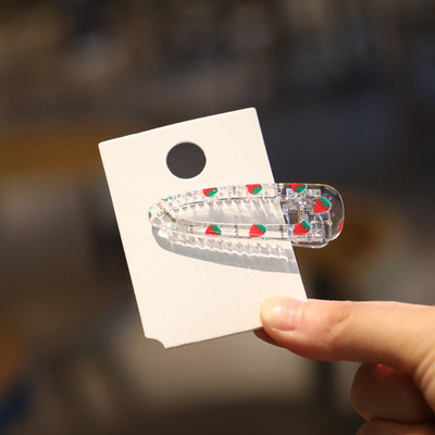 Accesorii noi pentru păr pentru copii Fructe Agrafe de păr cu picătură de apă transparente Agrafe de păr Copii Fete Agrafe drăguțe din desene animate