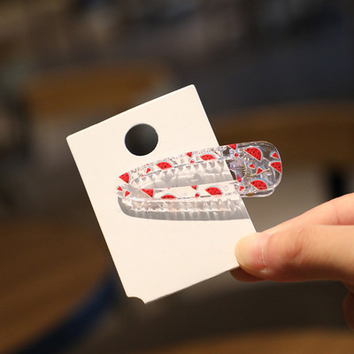 Accesorii noi pentru păr pentru copii Fructe Agrafe de păr cu picătură de apă transparente Agrafe de păr Copii Fete Agrafe drăguțe din desene animate