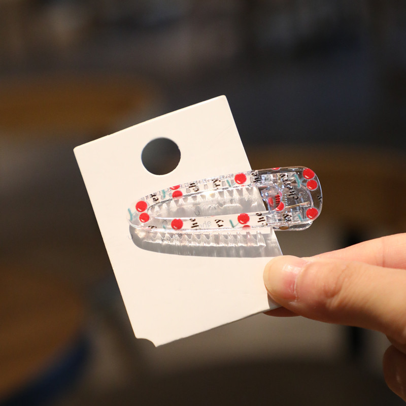 Accesorii noi pentru păr pentru copii Fructe Agrafe de păr cu picătură de apă transparente Agrafe de păr Copii Fete Agrafe drăguțe din desene animate