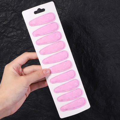 10gab/komplekts ar saldiem ziediem apdrukātas matu sprādzes bērniem, meitenēm, meiteņu formas BB skavas, ar rokām darinātas stiebru galvassegas, matu aksesuāri