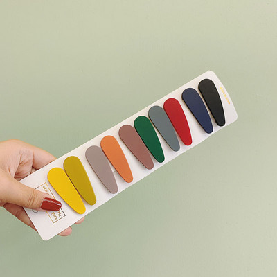 10 vnt / rinkinys Mergaičių plaukų segtukai saldainių spalvos kūdikių plaukų segtukai saldus galvos apdangalas vaikams animacinis filmas Mielas madingi plaukų aksesuarai papuošalai