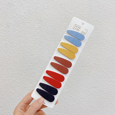 10 vnt / rinkinys Mergaičių plaukų segtukai saldainių spalvos kūdikių plaukų segtukai saldus galvos apdangalas vaikams animacinis filmas Mielas madingi plaukų aksesuarai papuošalai