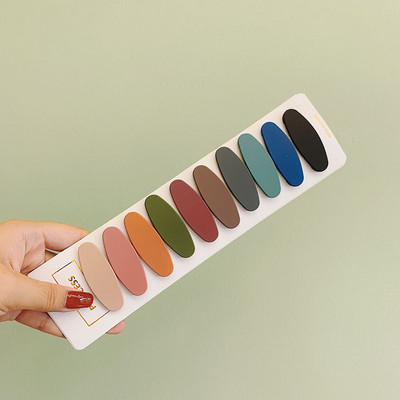 10 vnt / rinkinys Mergaičių plaukų segtukai saldainių spalvos kūdikių plaukų segtukai saldus galvos apdangalas vaikams animacinis filmas Mielas madingi plaukų aksesuarai papuošalai