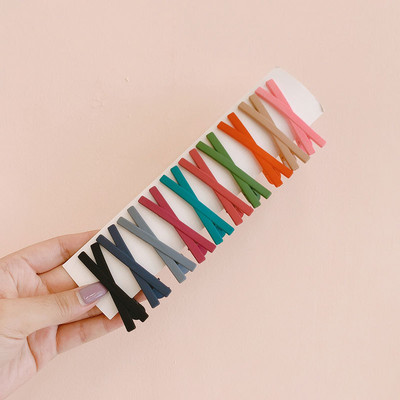 10 vnt / rinkinys Mergaičių plaukų segtukai saldainių spalvos kūdikių plaukų segtukai saldus galvos apdangalas vaikams animacinis filmas Mielas madingi plaukų aksesuarai papuošalai