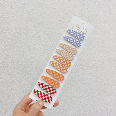 10 vnt / rinkinys Mergaičių plaukų segtukai saldainių spalvos kūdikių plaukų segtukai saldus galvos apdangalas vaikams animacinis filmas Mielas madingi plaukų aksesuarai papuošalai