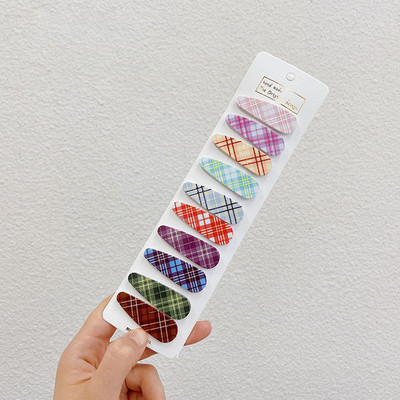 10 vnt / rinkinys Mergaičių plaukų segtukai saldainių spalvos kūdikių plaukų segtukai saldus galvos apdangalas vaikams animacinis filmas Mielas madingi plaukų aksesuarai papuošalai