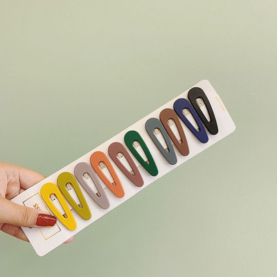 10 vnt / rinkinys Mergaičių plaukų segtukai saldainių spalvos kūdikių plaukų segtukai saldus galvos apdangalas vaikams animacinis filmas Mielas madingi plaukų aksesuarai papuošalai