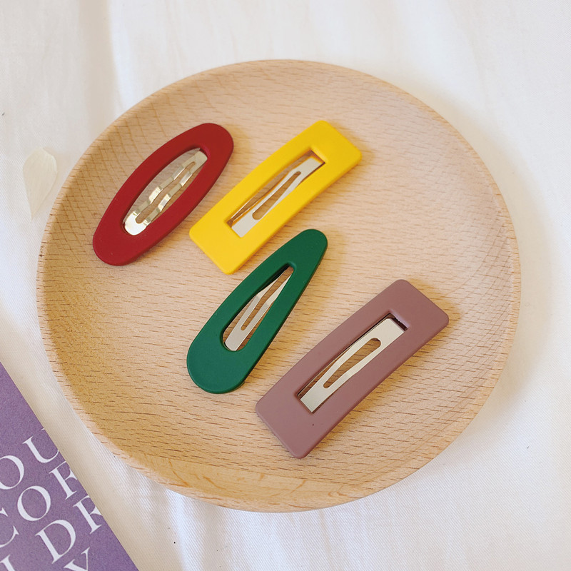 10 vnt / rinkinys Mergaičių plaukų segtukai saldainių spalvos kūdikių plaukų segtukai saldus galvos apdangalas vaikams animacinis filmas Mielas madingi plaukų aksesuarai papuošalai