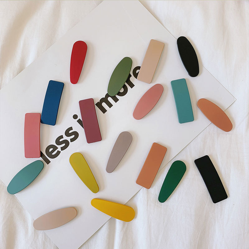 10 vnt / rinkinys Mergaičių plaukų segtukai saldainių spalvos kūdikių plaukų segtukai saldus galvos apdangalas vaikams animacinis filmas Mielas madingi plaukų aksesuarai papuošalai