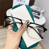 Dvostruki okvir za kratkovidnost Potpuno nove naočale za žene i muškarce Računalne naočale protiv plavog svjetla, uniseks naočale, dioptrija 0 do -6,0