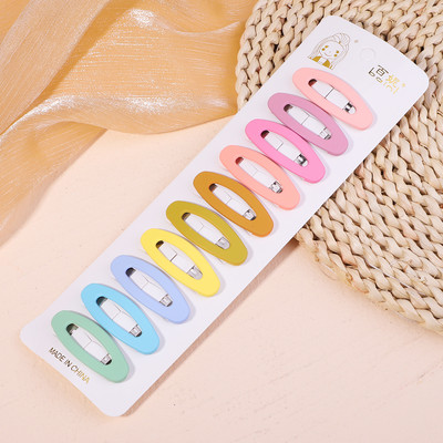 Paprasti saldainių spalvos plaukų segtukai Moteriški galvos apdangalai, mergaičių BB segtukai, galvos apdangalai, plaukų segtukai, plaukų aksesuarų rinkiniai didmeninė prekyba