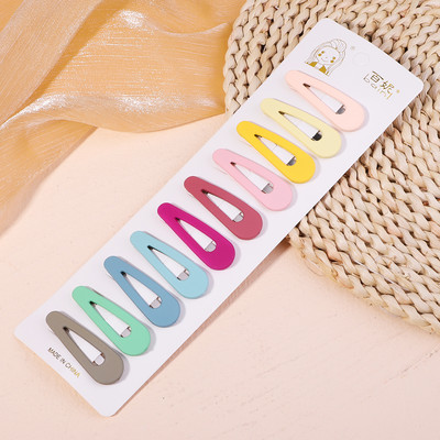 Paprasti saldainių spalvos plaukų segtukai Moteriški galvos apdangalai, mergaičių BB segtukai, galvos apdangalai, plaukų segtukai, plaukų aksesuarų rinkiniai didmeninė prekyba