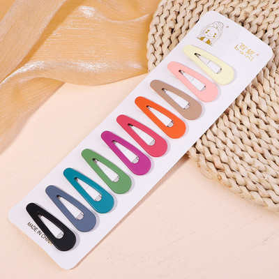 Paprasti saldainių spalvos plaukų segtukai Moteriški galvos apdangalai, mergaičių BB segtukai, galvos apdangalai, plaukų segtukai, plaukų aksesuarų rinkiniai didmeninė prekyba